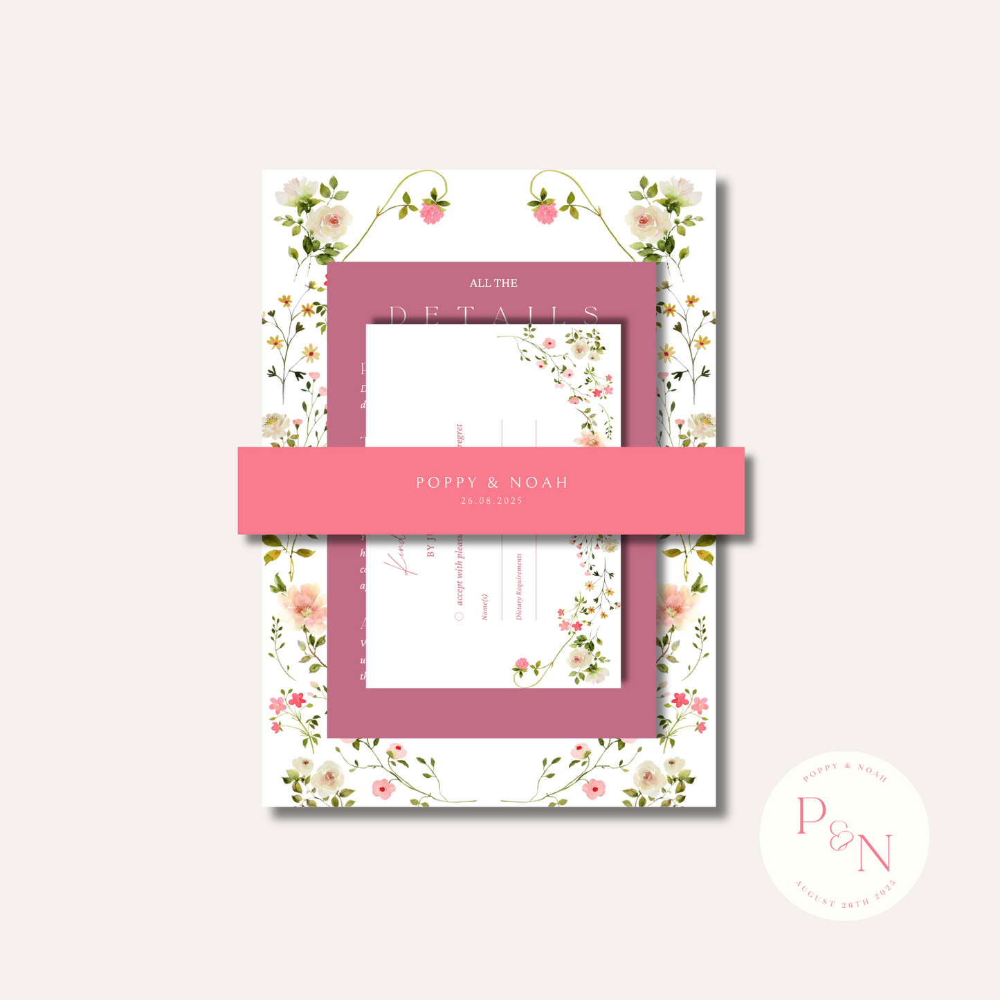 Poppy Invitation Bundle