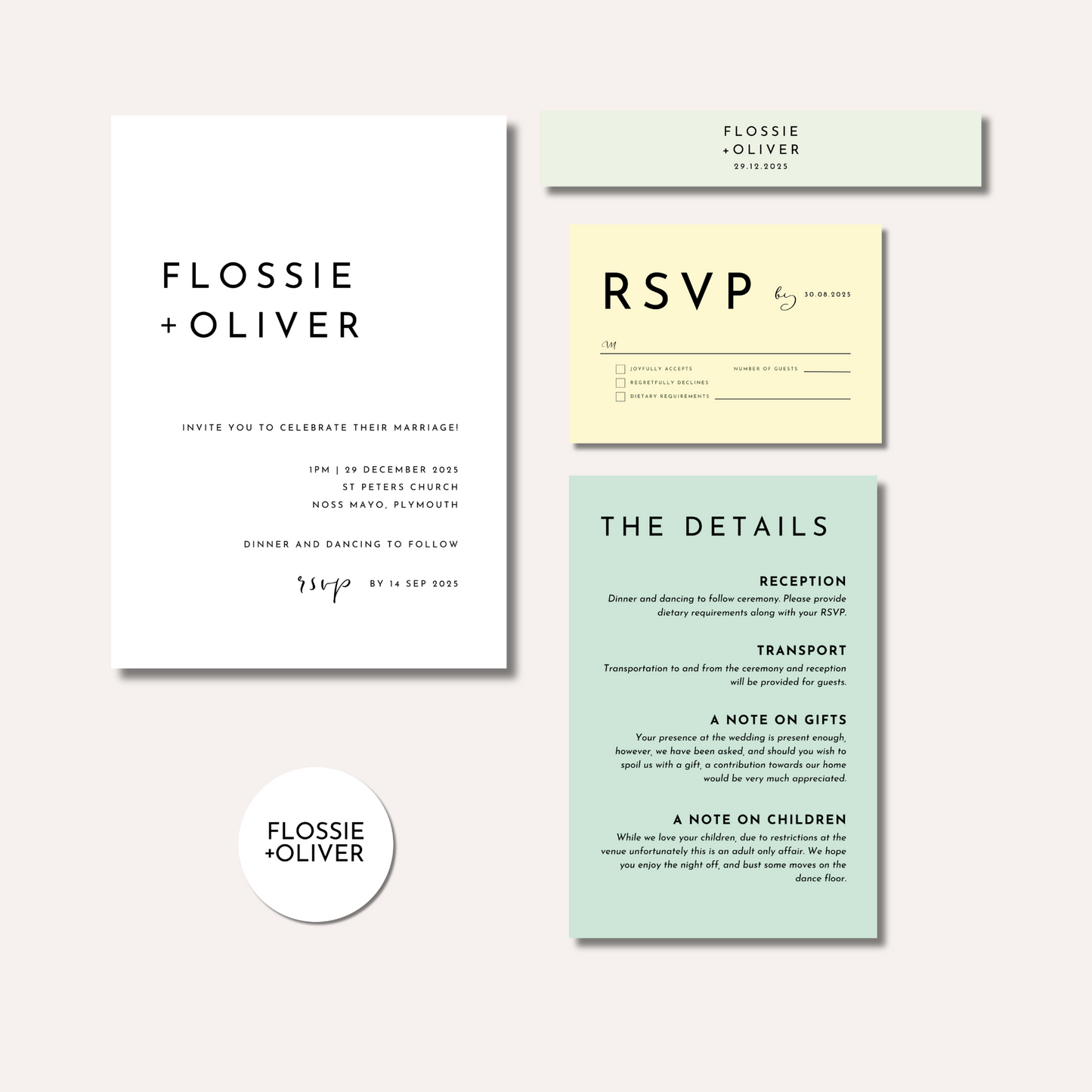 Flossie Invitation Bundle