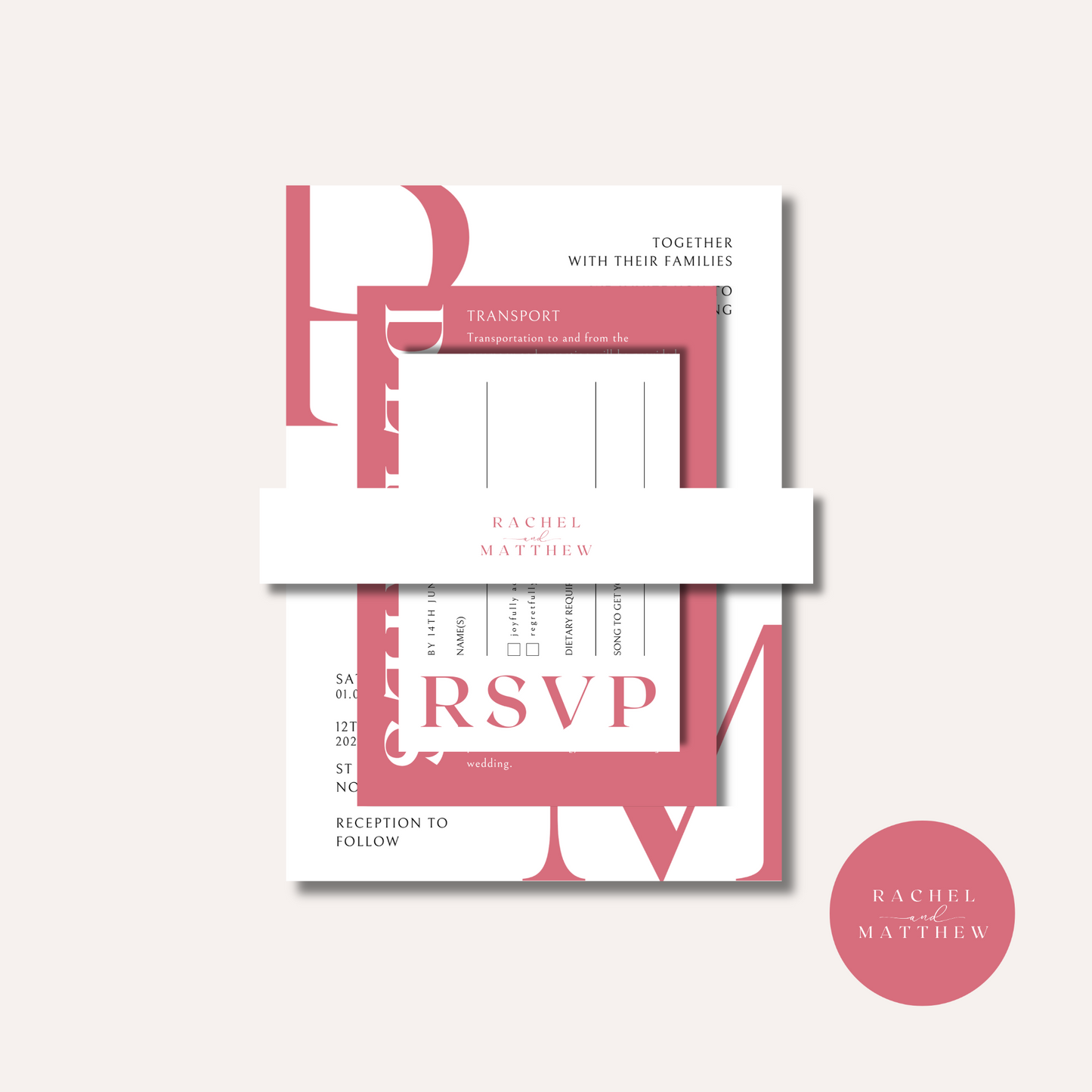 Rachel Invitation Bundle