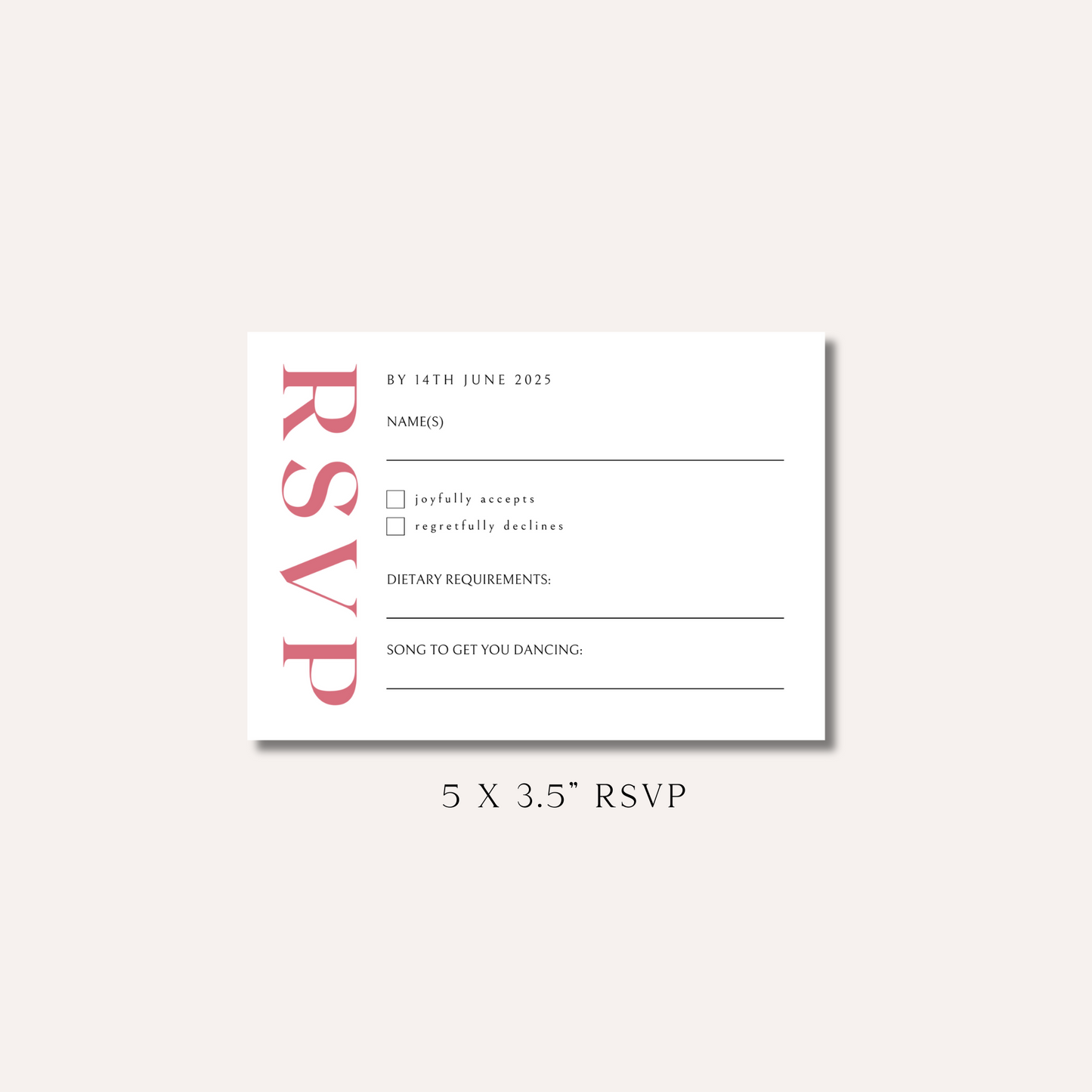 Rachel Invitation Bundle