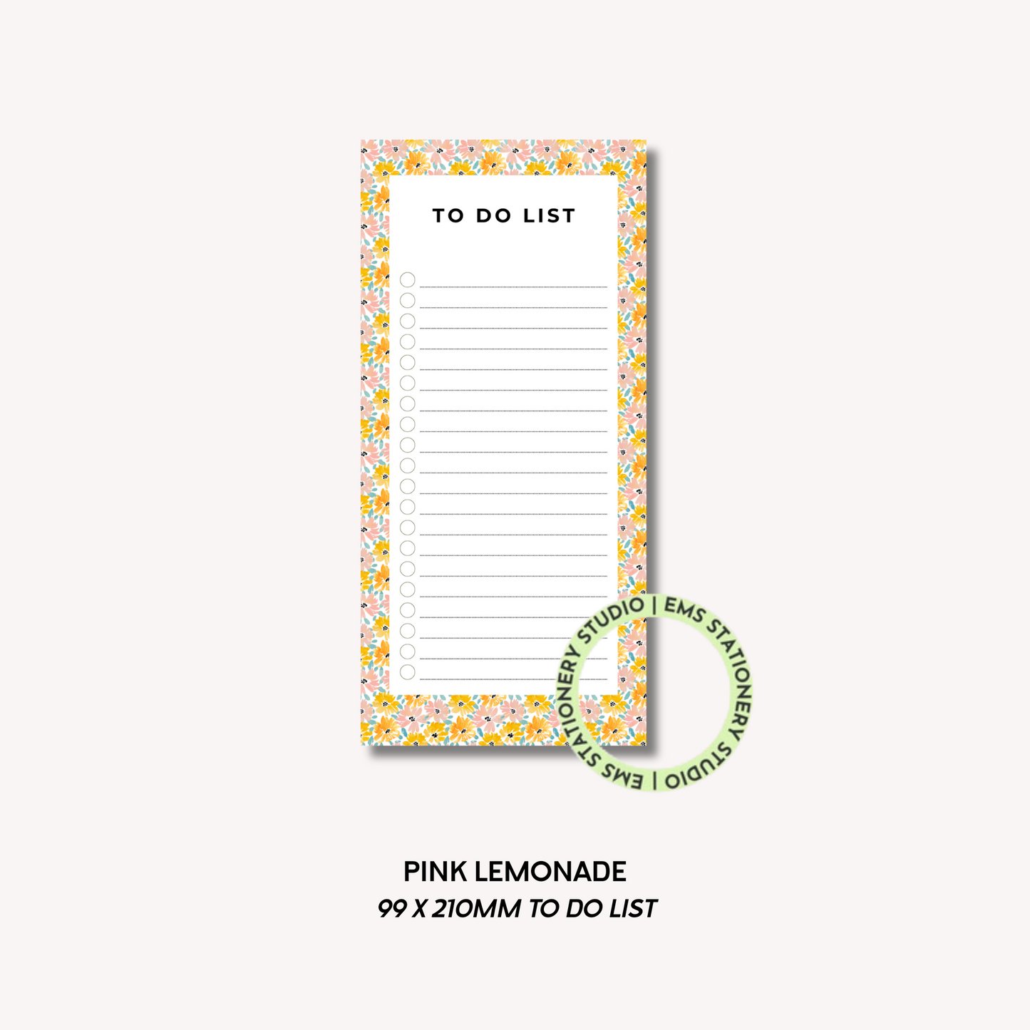Pink Lemonade- DL To Do List