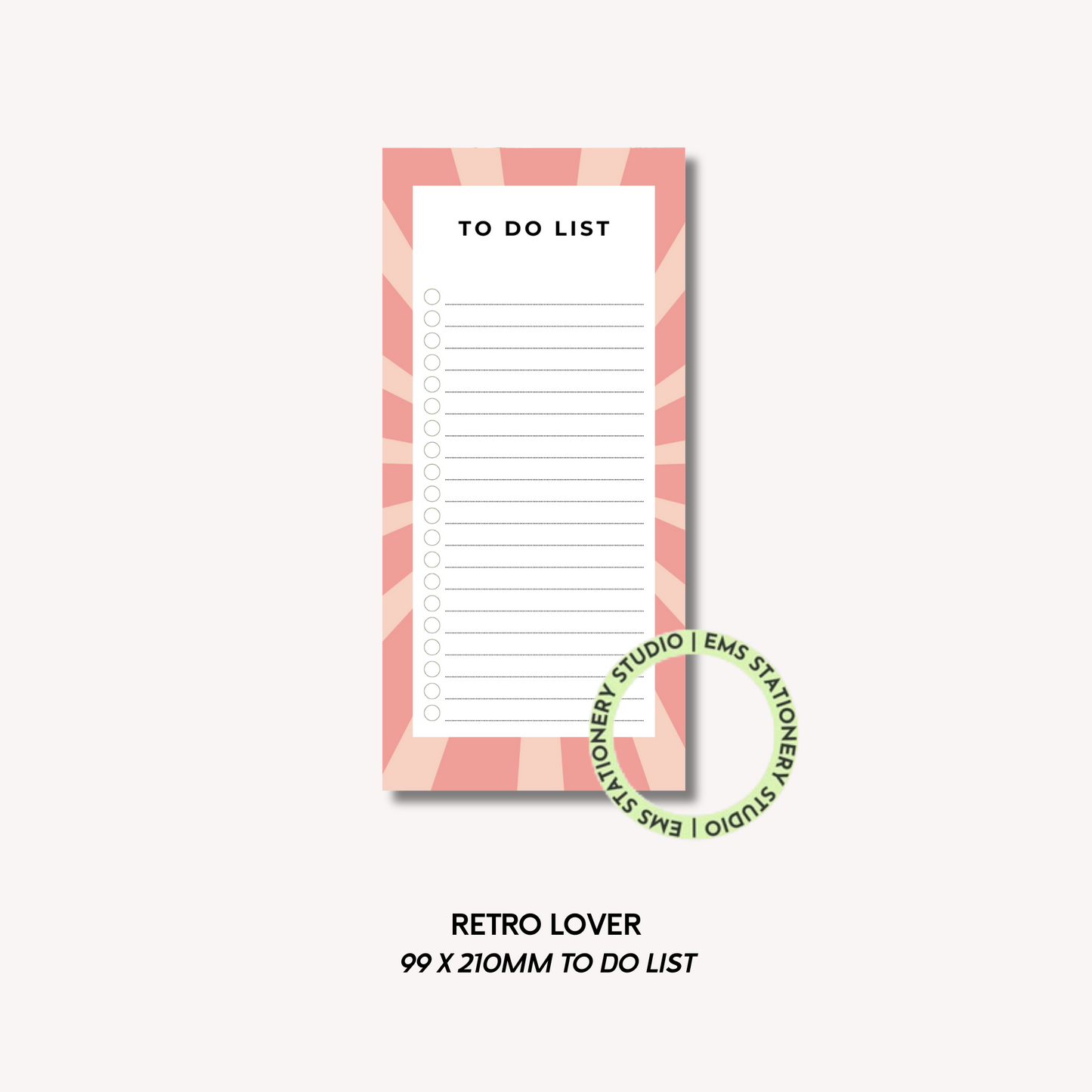 Retro Lover- DL To Do List