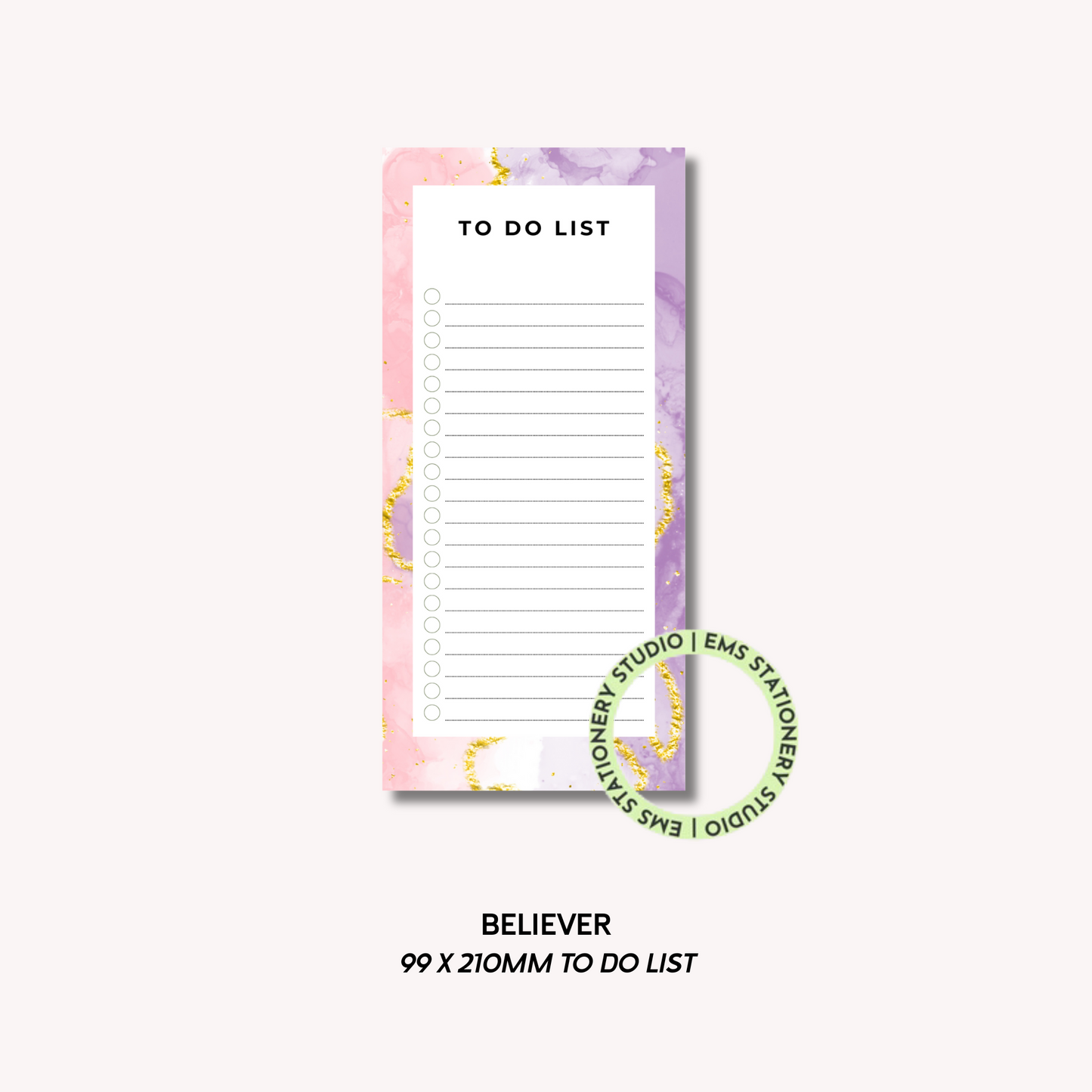 Believer- DL To Do List