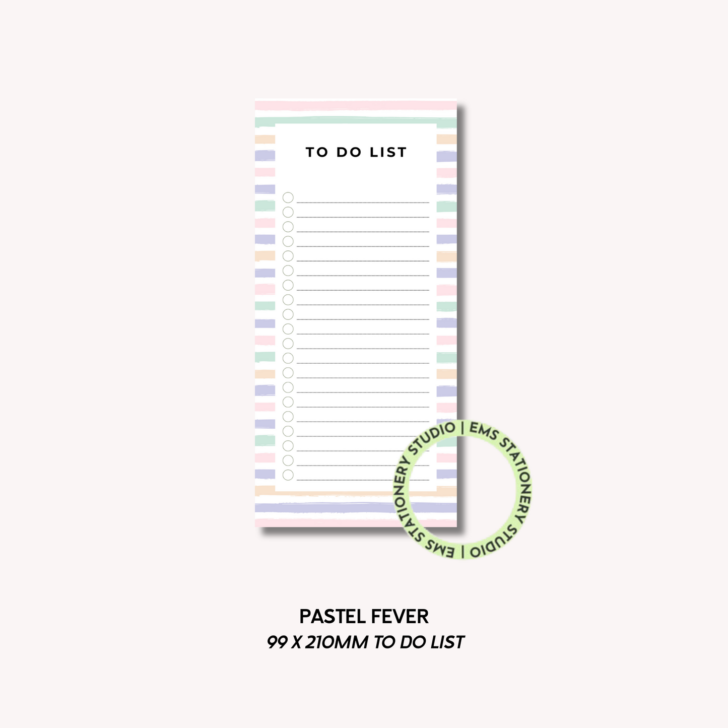 Pastel Fever- DL To Do List