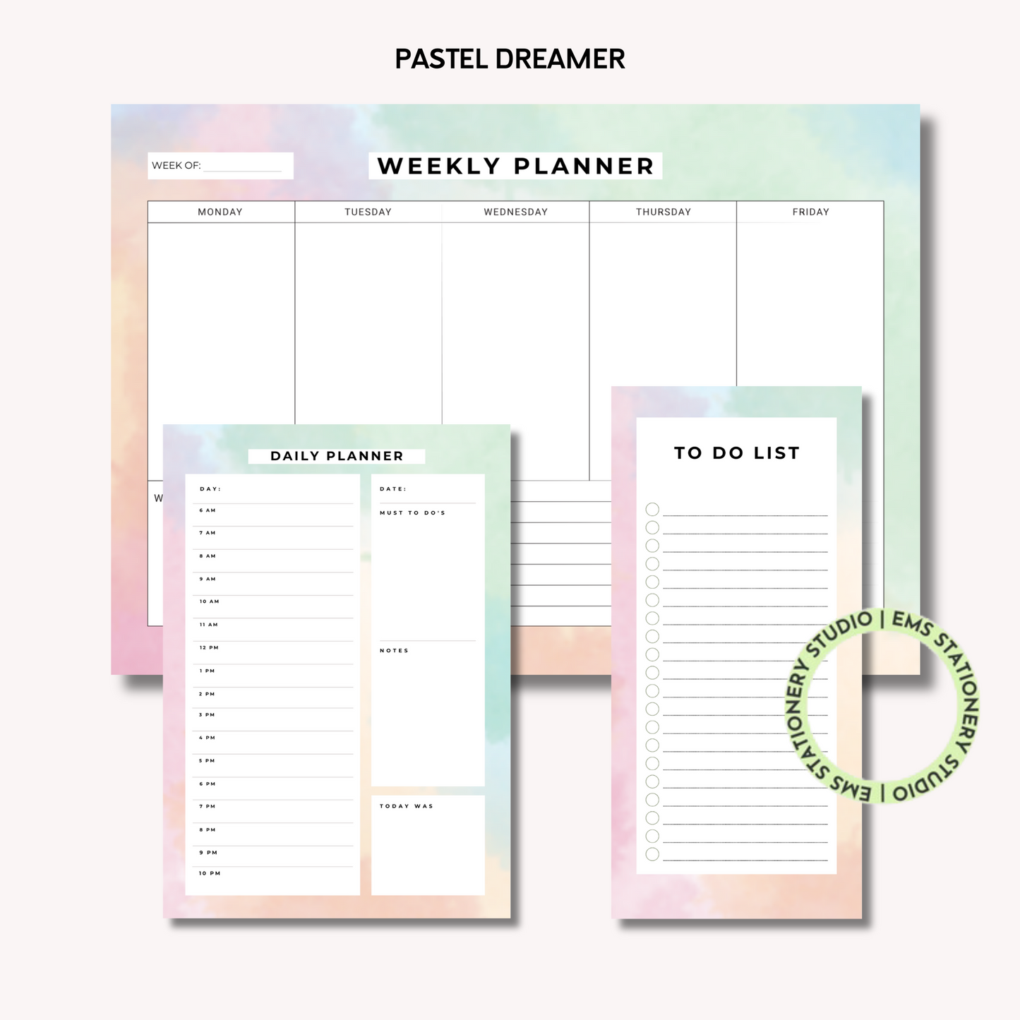 Pastel Dreamer- The Planning Trio