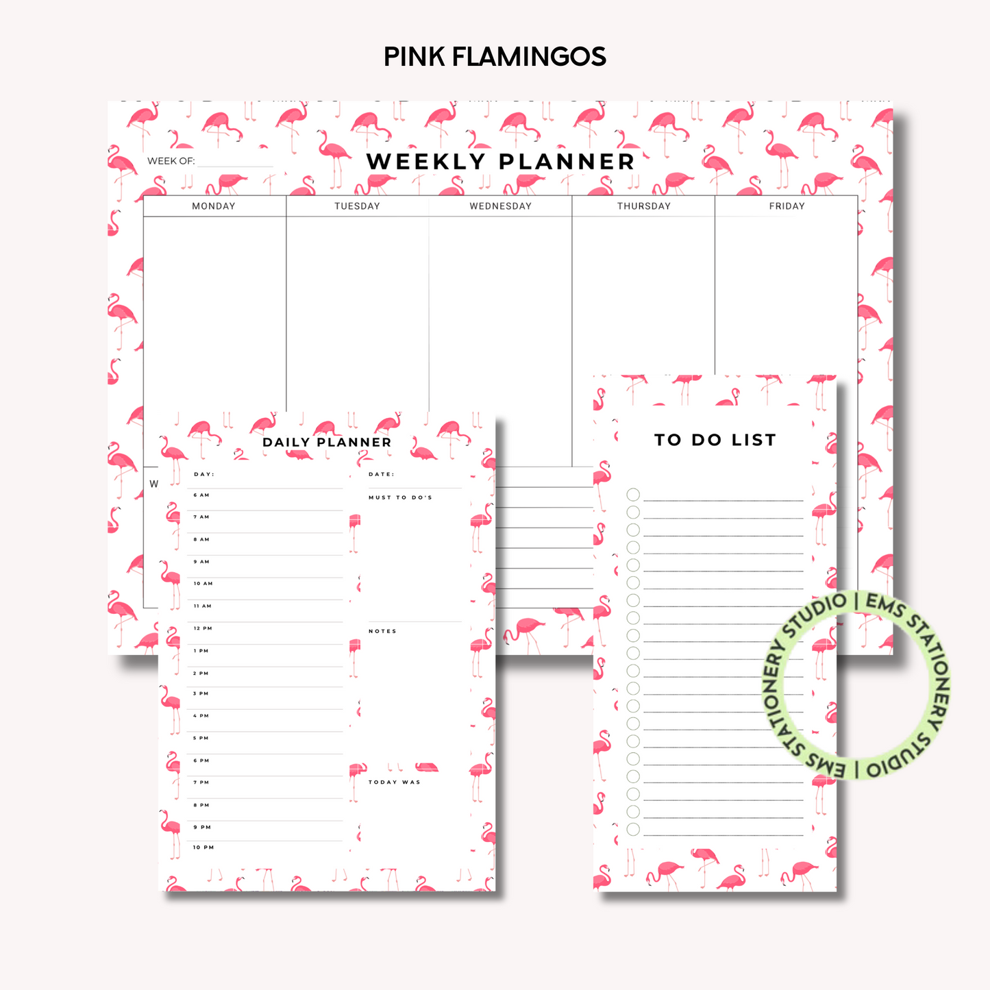 Pink Flamingos- The Planning Trio