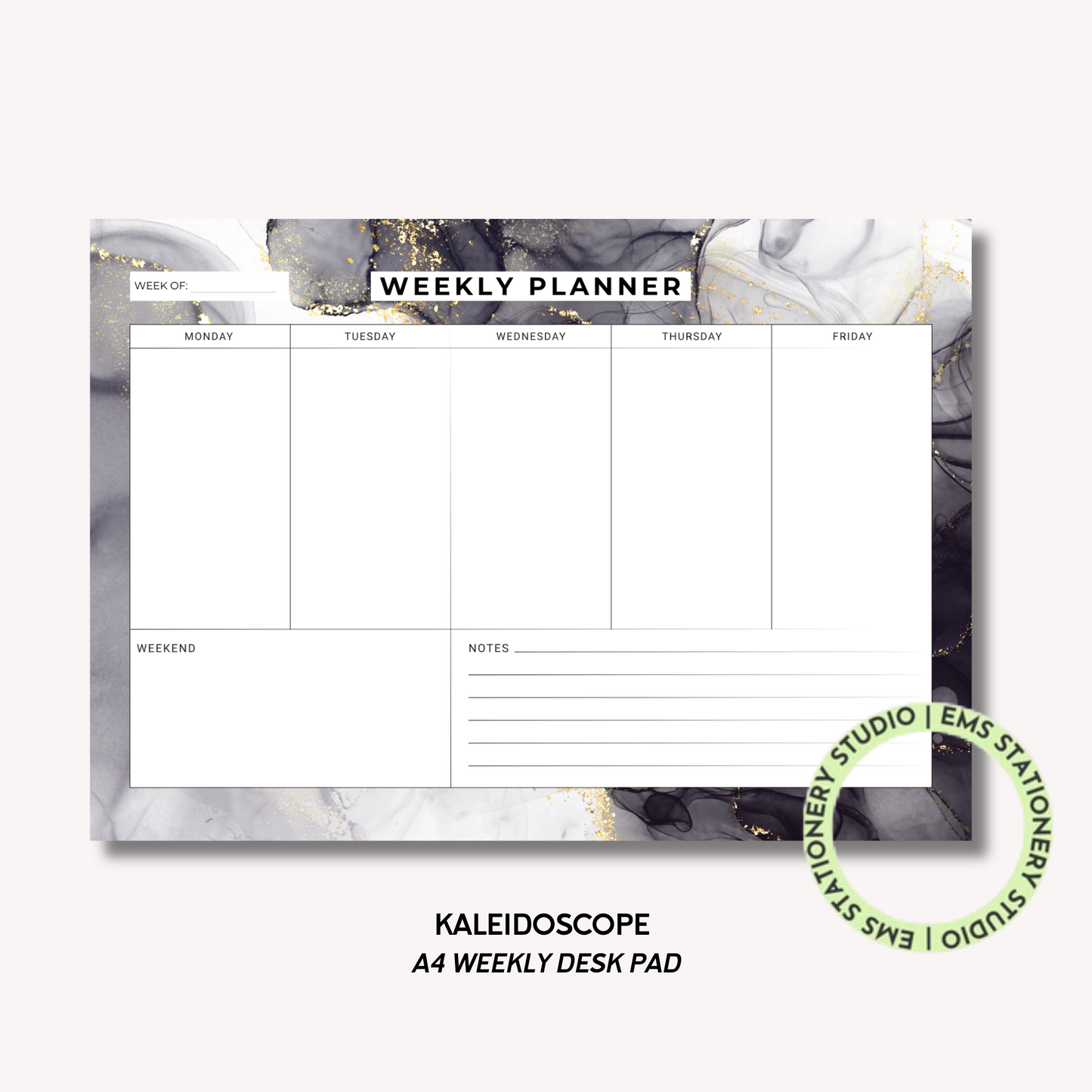 Kaleidoscope- A4 Weekly Planner