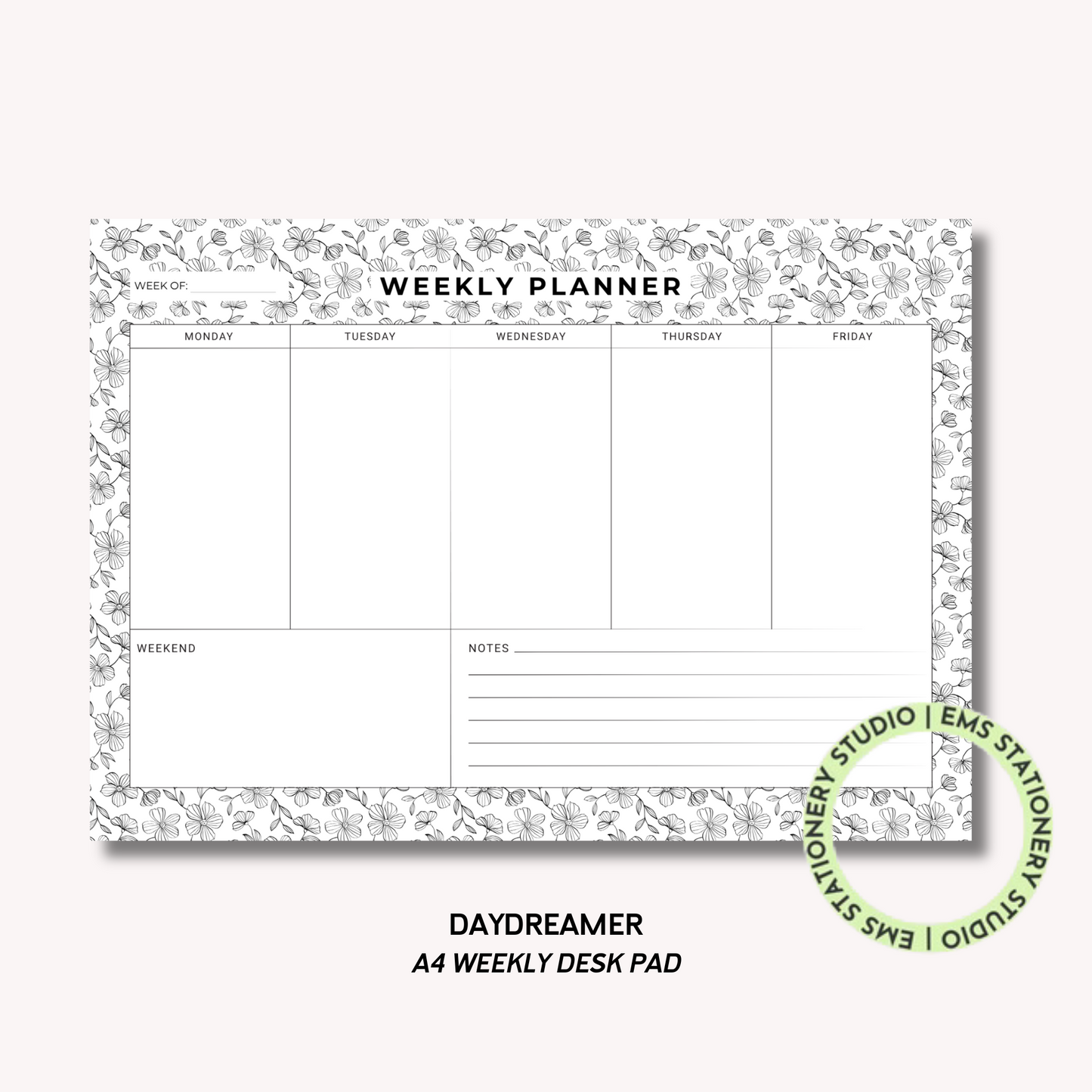 Daydreamer- A4 Weekly Planner