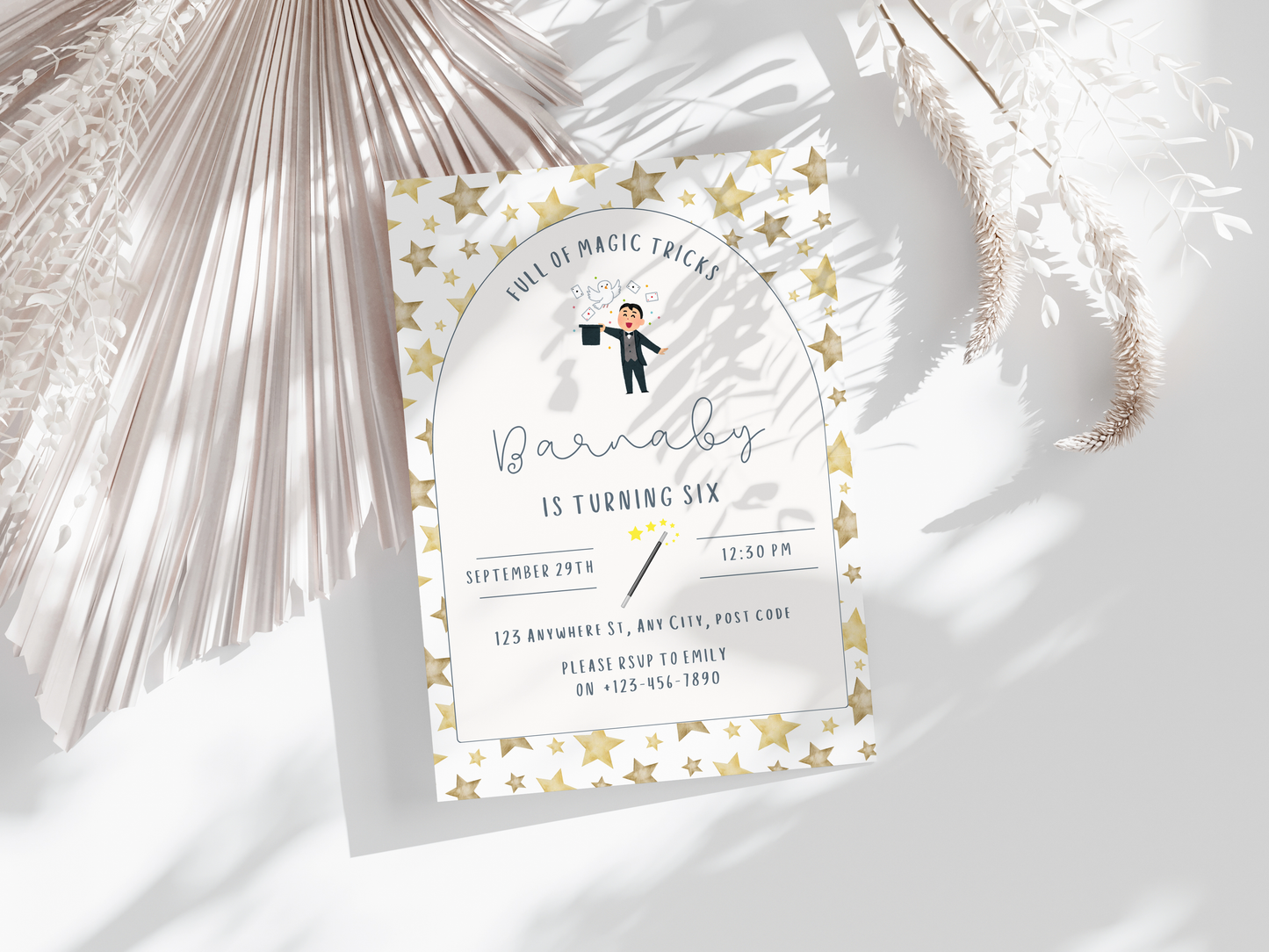 Magician Party Invitation
