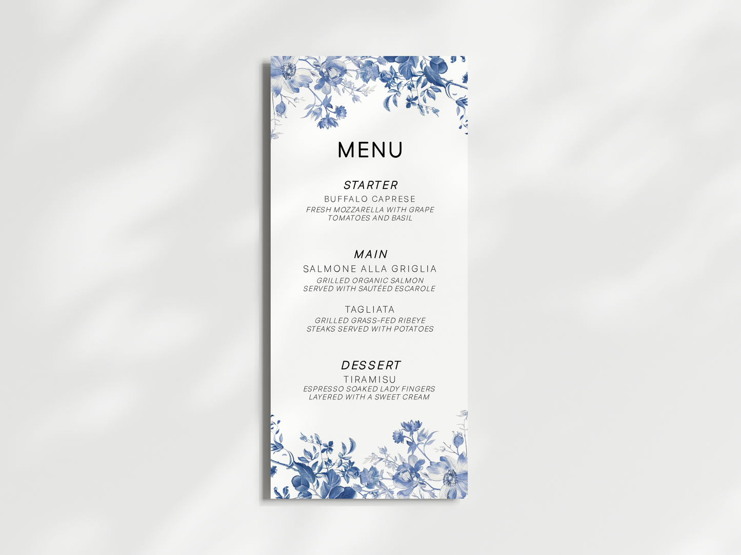 Margot Menu