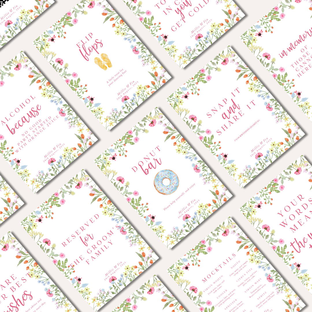 Millie: Complete Sign Collection (Over 100 Signs 5X7") DIGITAL DOWNLOAD