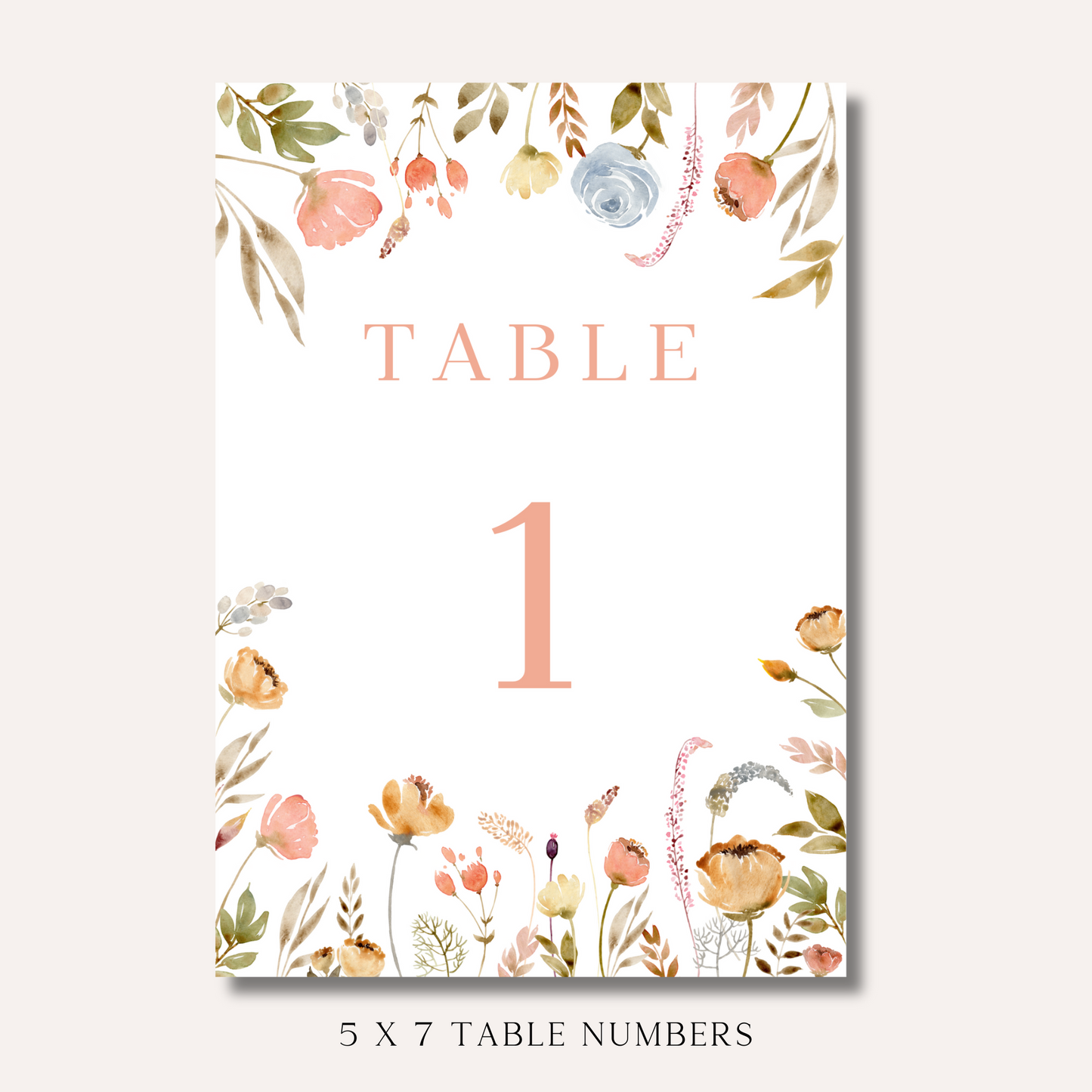 Table Numbers- Lottie