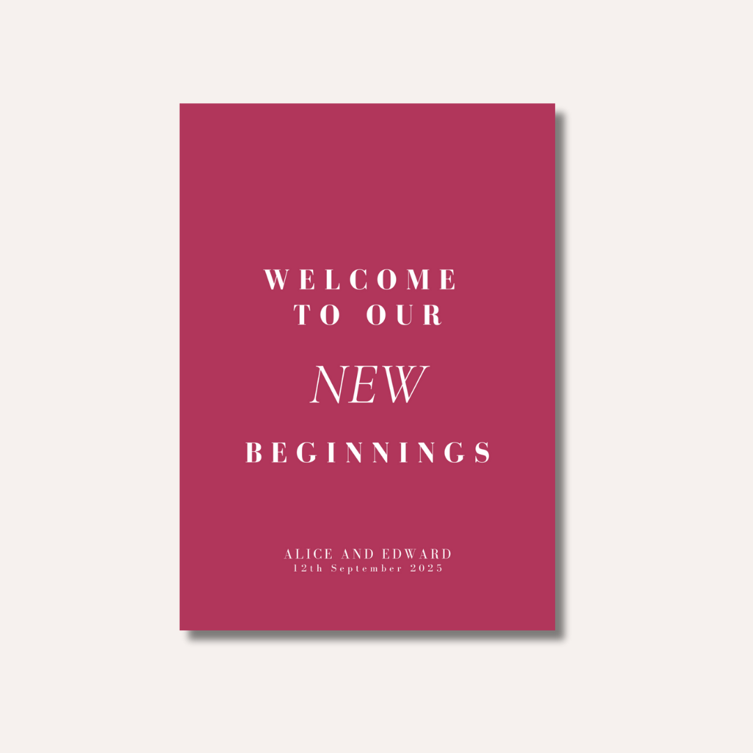 Welcome To Our Beginning