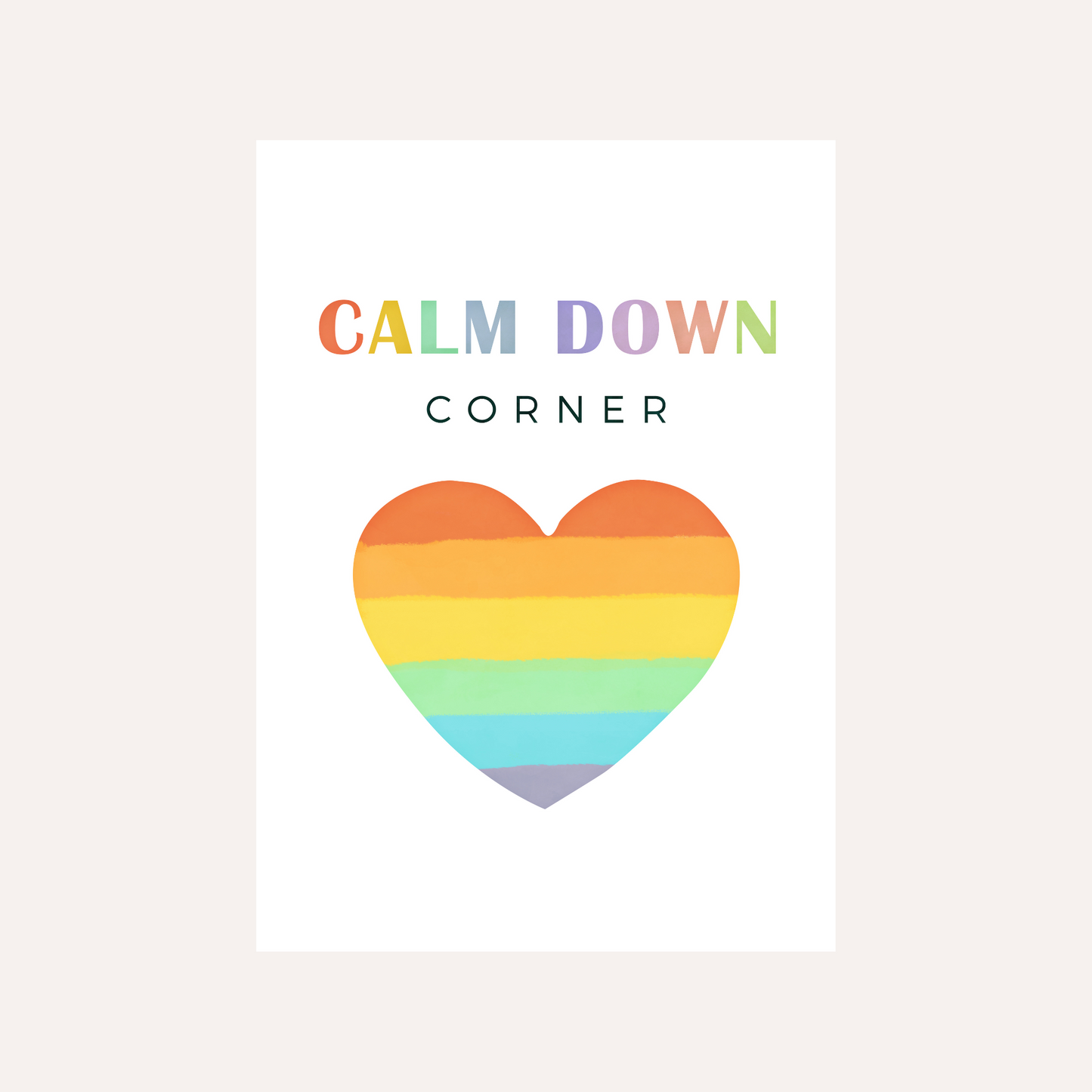 48 x Calm Corner Posters