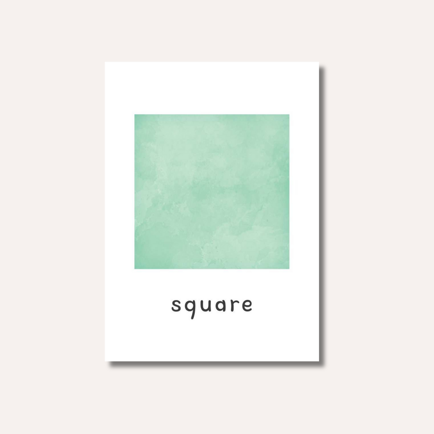 Flash Cards: Shapes x 15