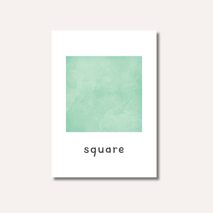 Flash Cards: Shapes x 15