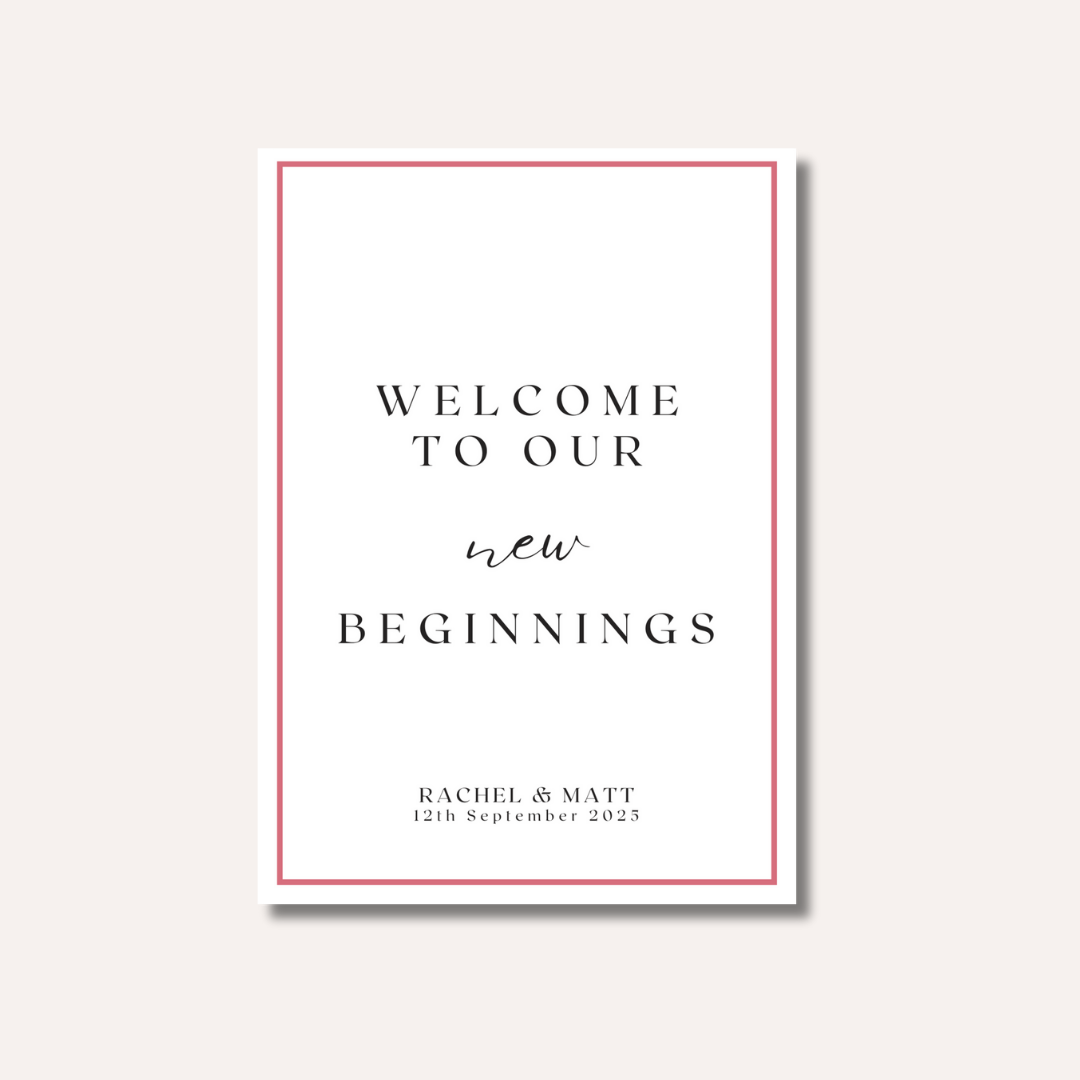 Welcome To Our Beginning