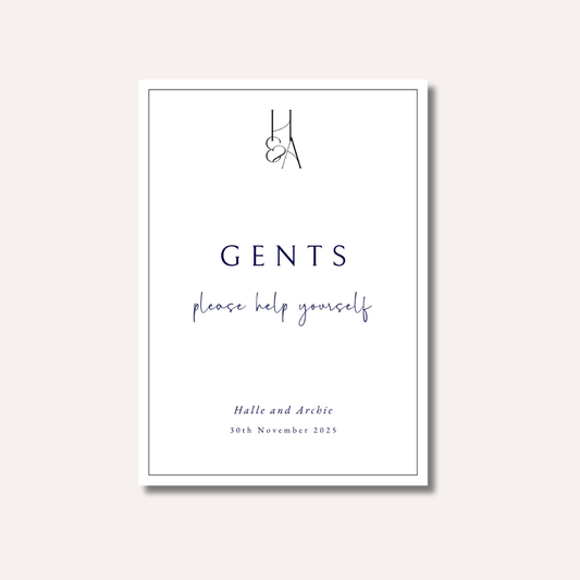 Gentlemen Please Help Yourself