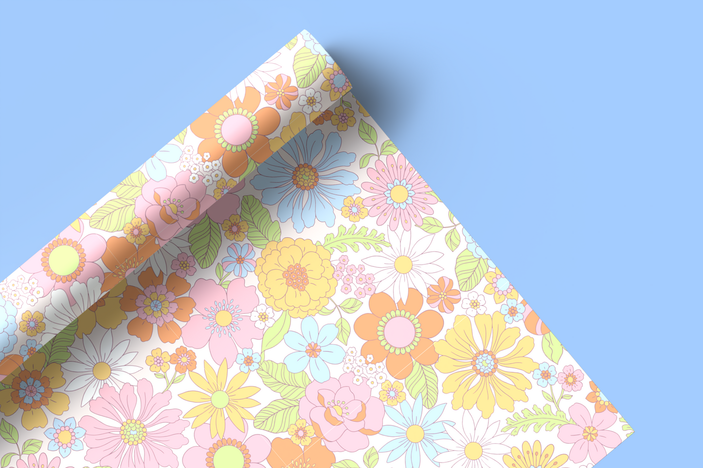 Mixed Retro Floral