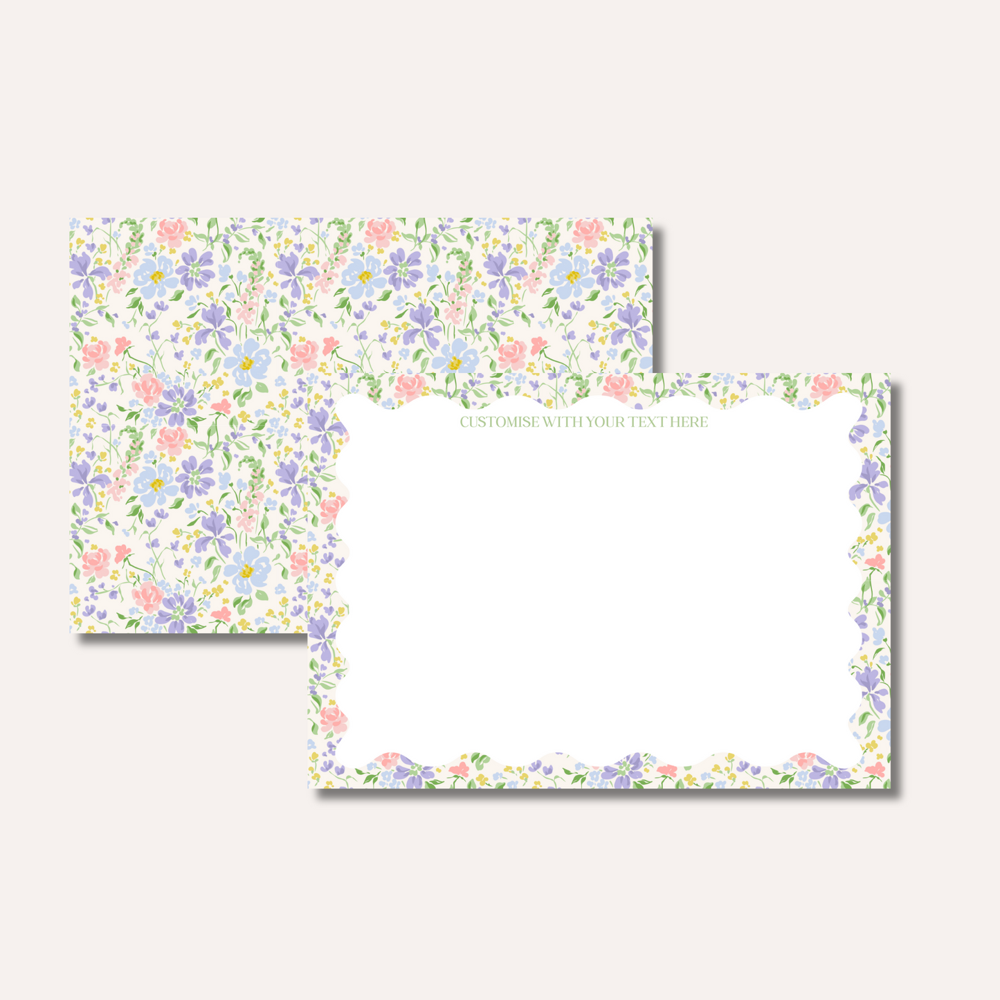 A6 Notecard- Pretty Florals