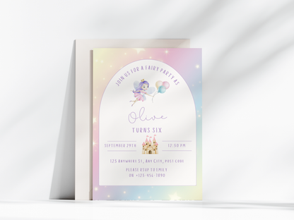 Fairy Birthday Invitation