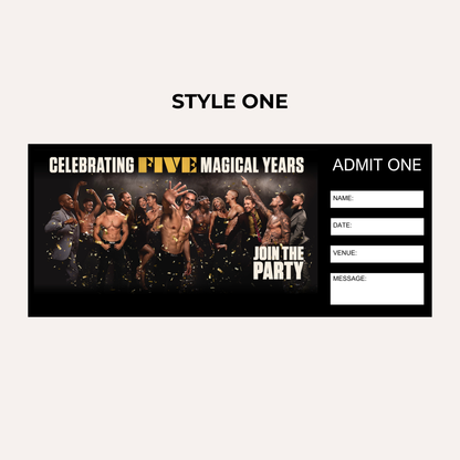 Theatre Gifting Experience- Magic Mike