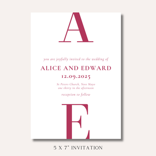 Alice Invitation