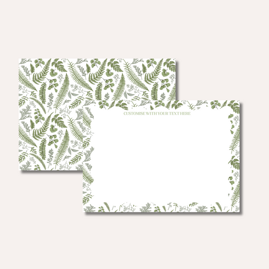 A6 Notecard- Leaves