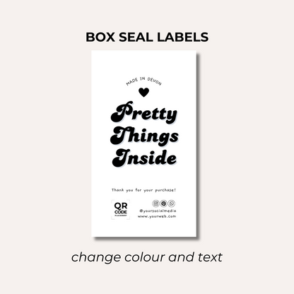 Box Seal Labels- Design 5