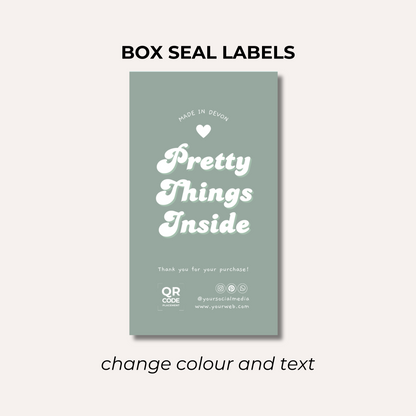 Box Seal Labels- Design 5