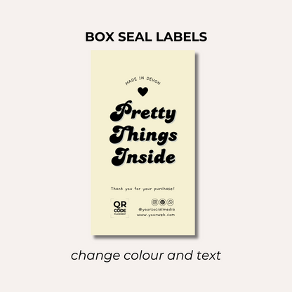Box Seal Labels- Design 5