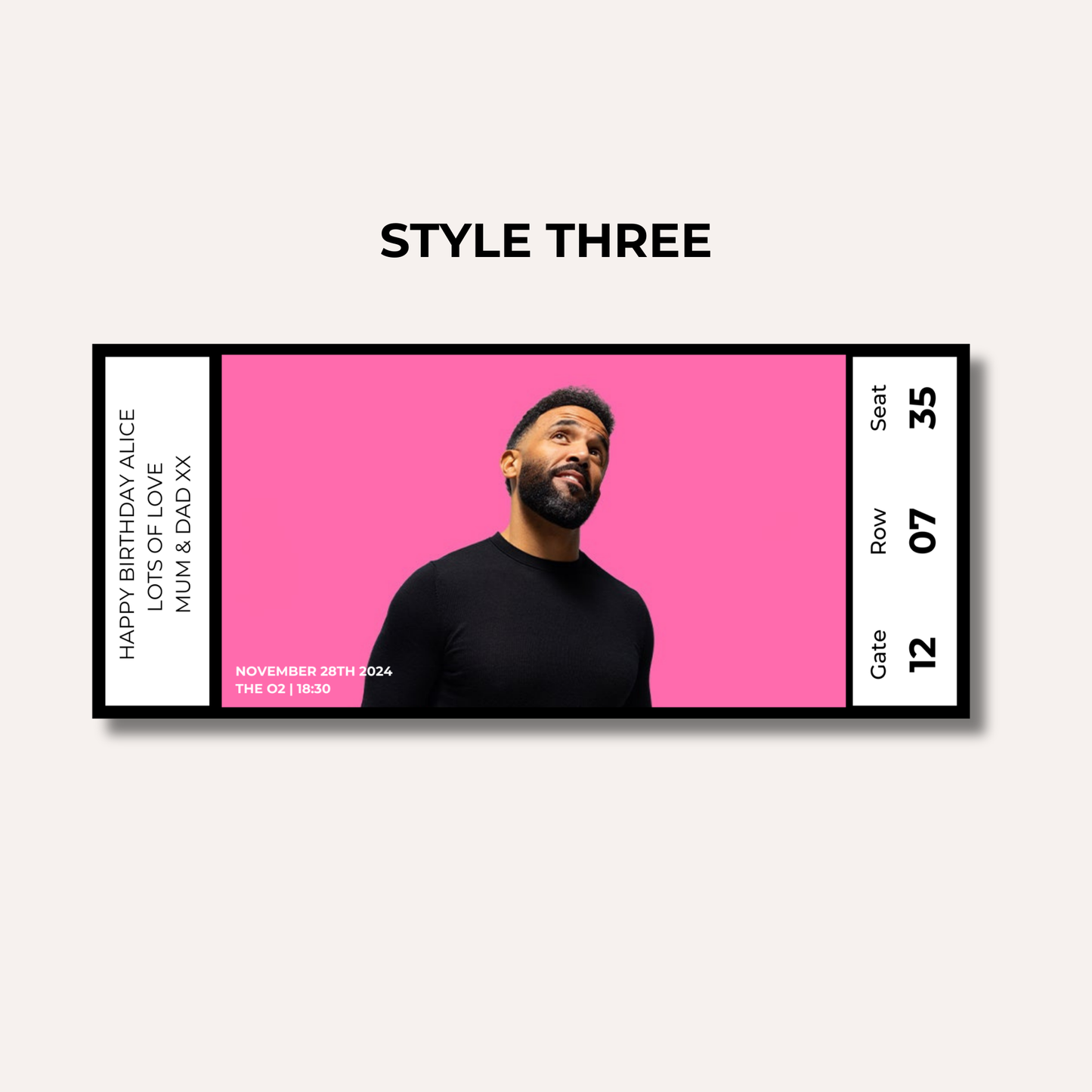Concert Gifting Experience- Craig David