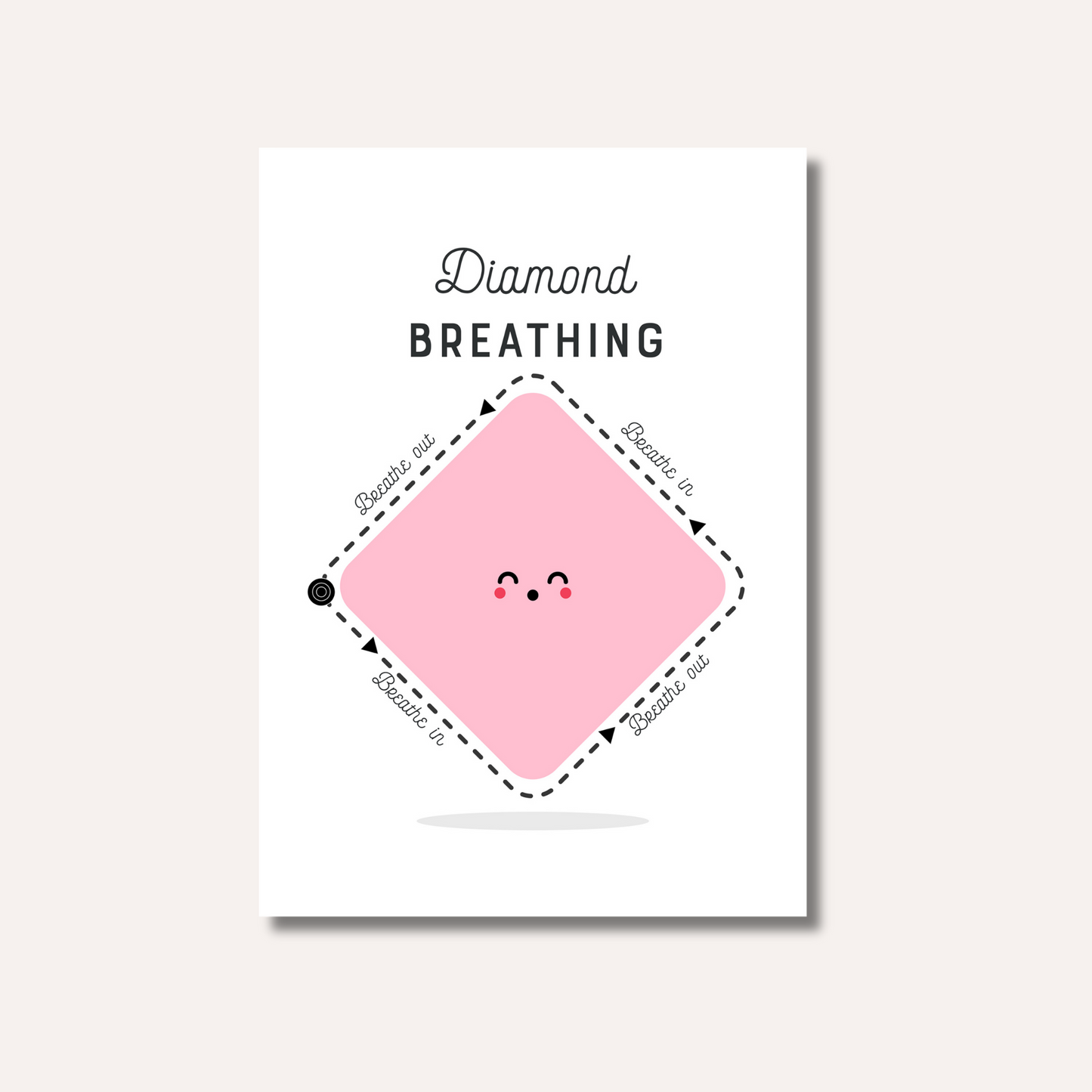 20 x Breathing Exercises Cards