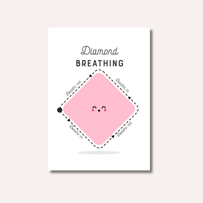 20 x Breathing Exercises Cards