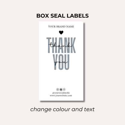 Box Seal Labels- Design 6
