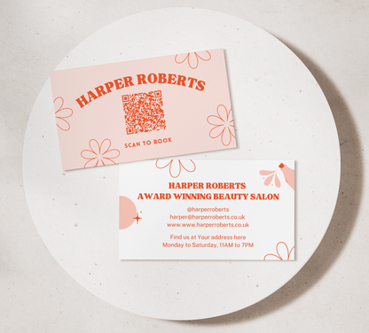 Modern Floral Business Cards