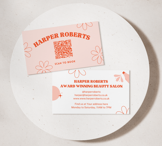 Modern Floral Business Cards
