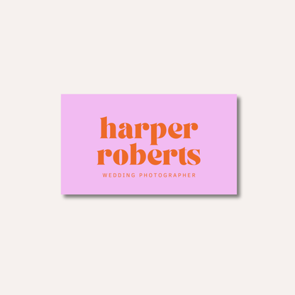 Minimalistic Bright Business Cards