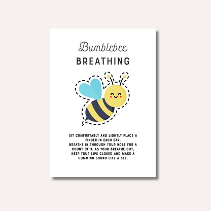 20 x Breathing Exercises Cards
