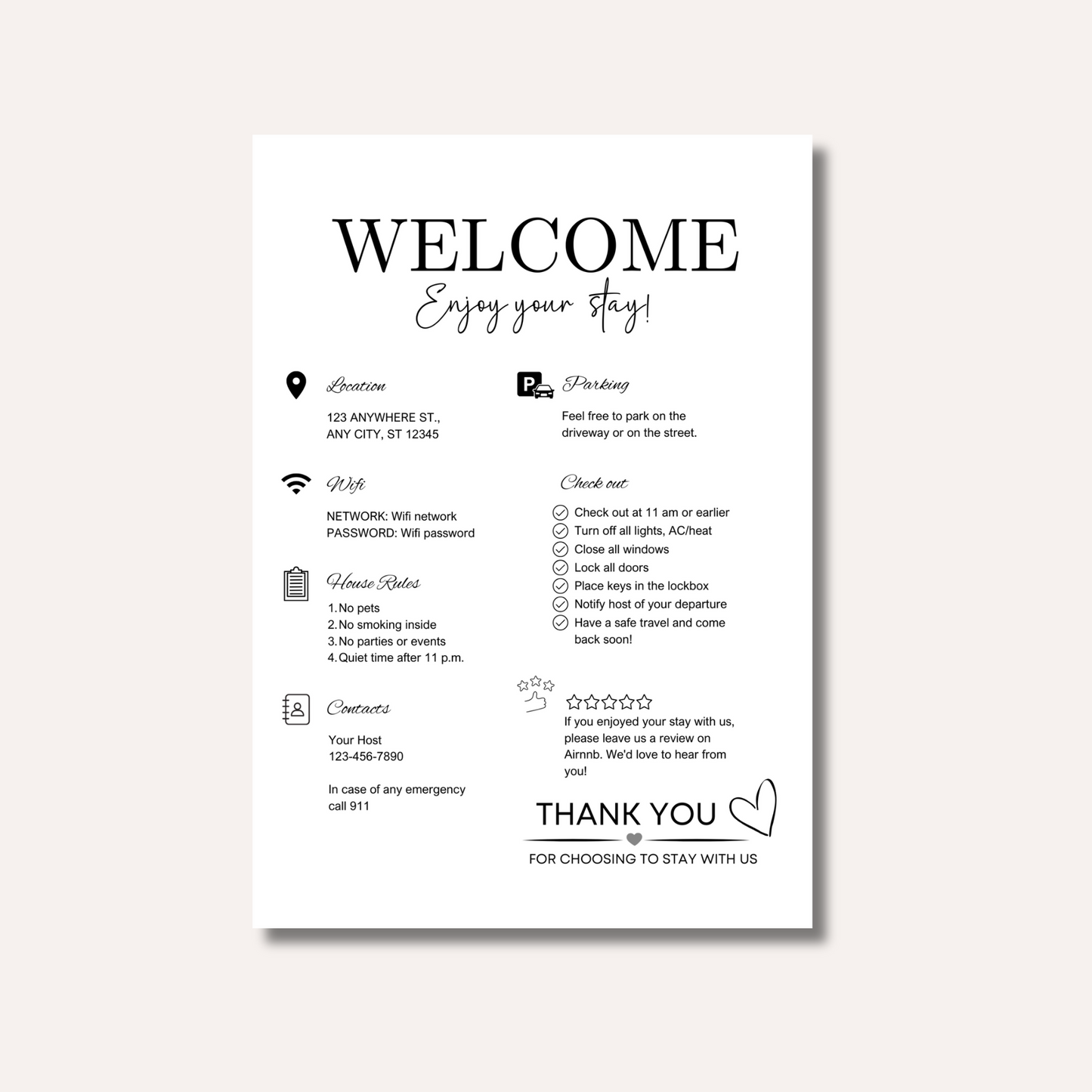 Welcome Sign
