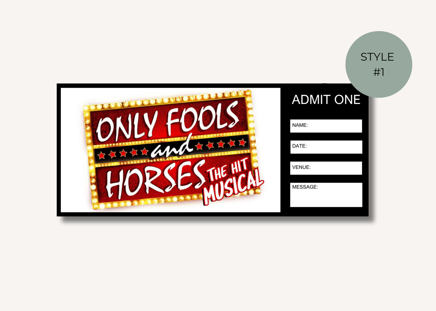 Only Fools & Horses The Musical