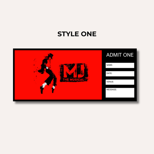 Theatre Gifting Experience- Michael Jackson The Musical