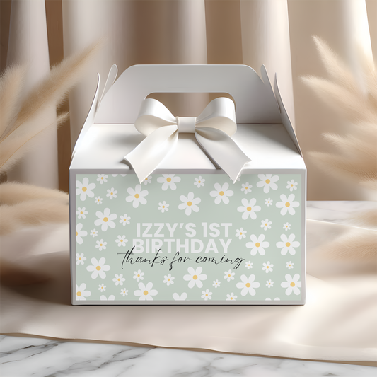 Flower Power Gable Box Labels