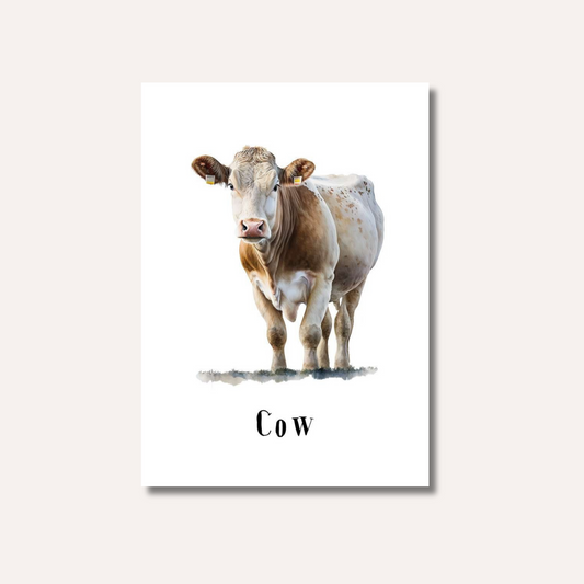 Flash Cards: Farm Animals x12