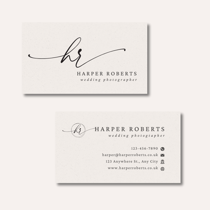 Minimalistic Business Cards