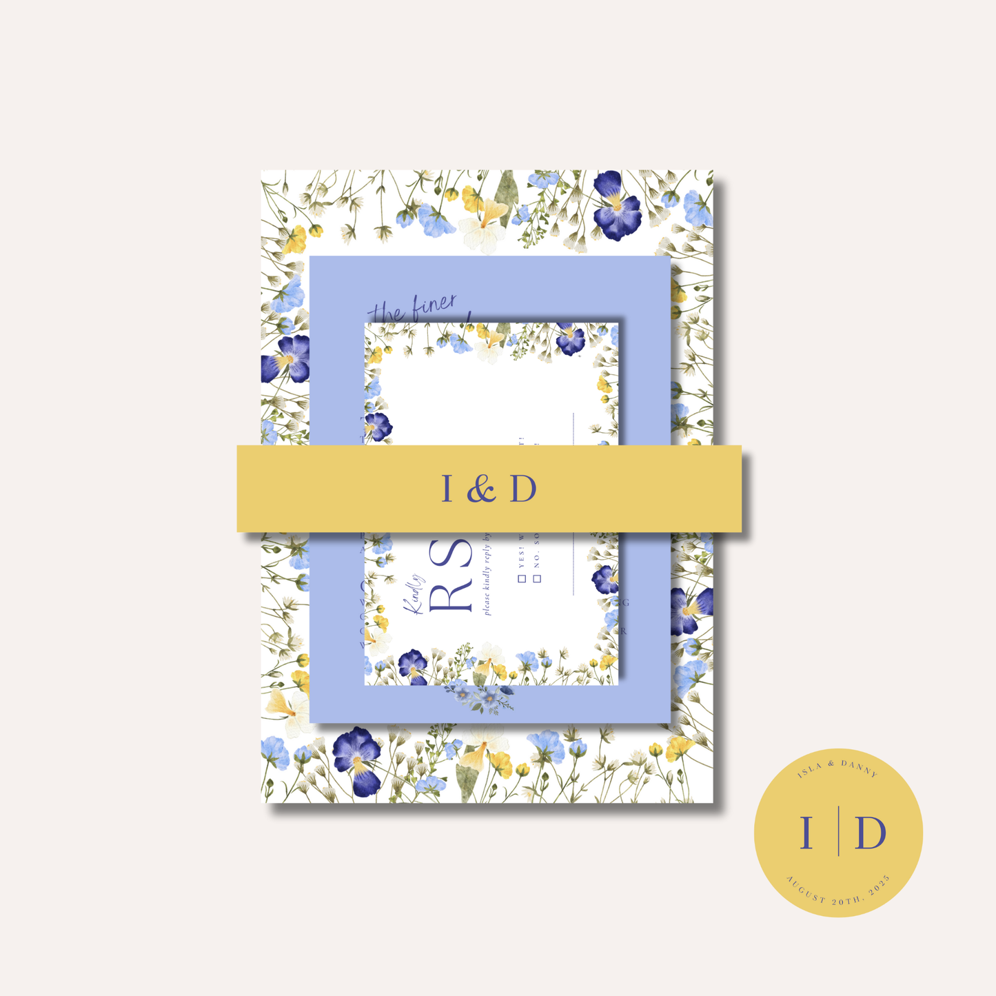 Isla Wedding Invitation Suite