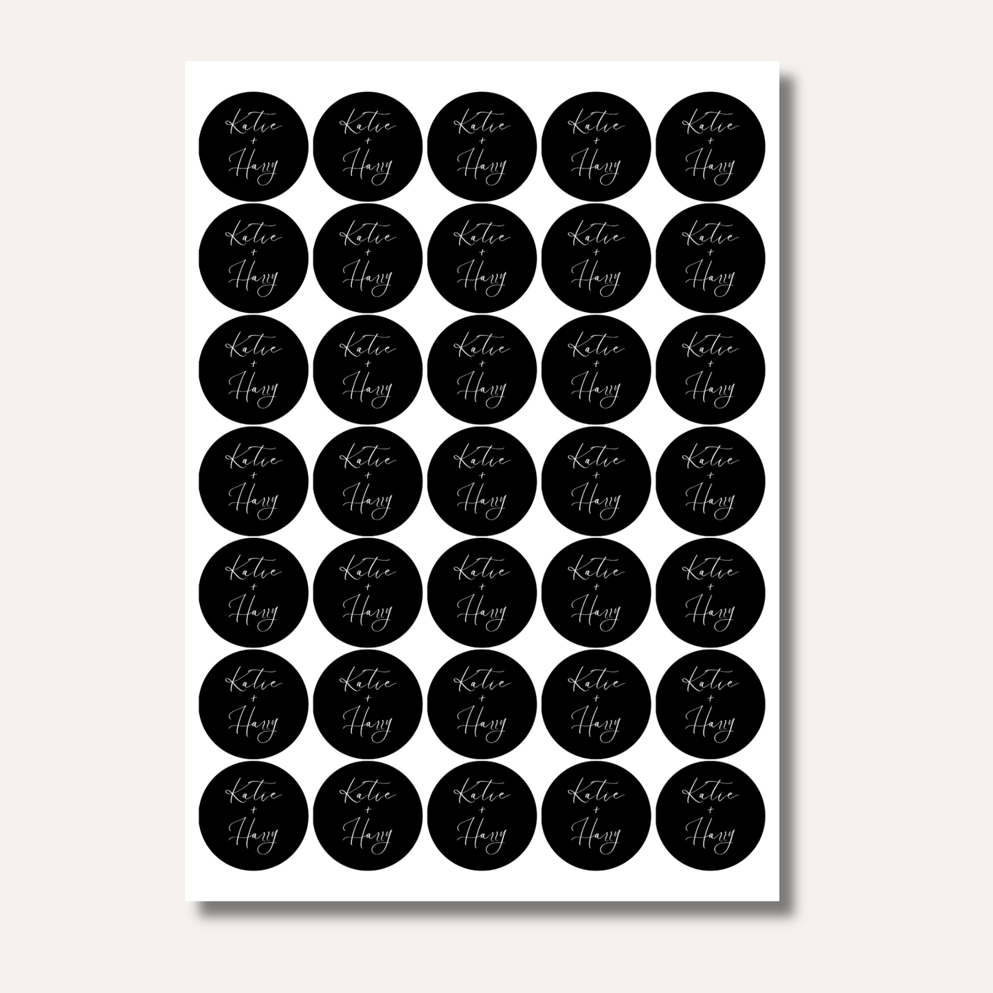 Katie Sticker Sheets: 35 round stickers (Copy)