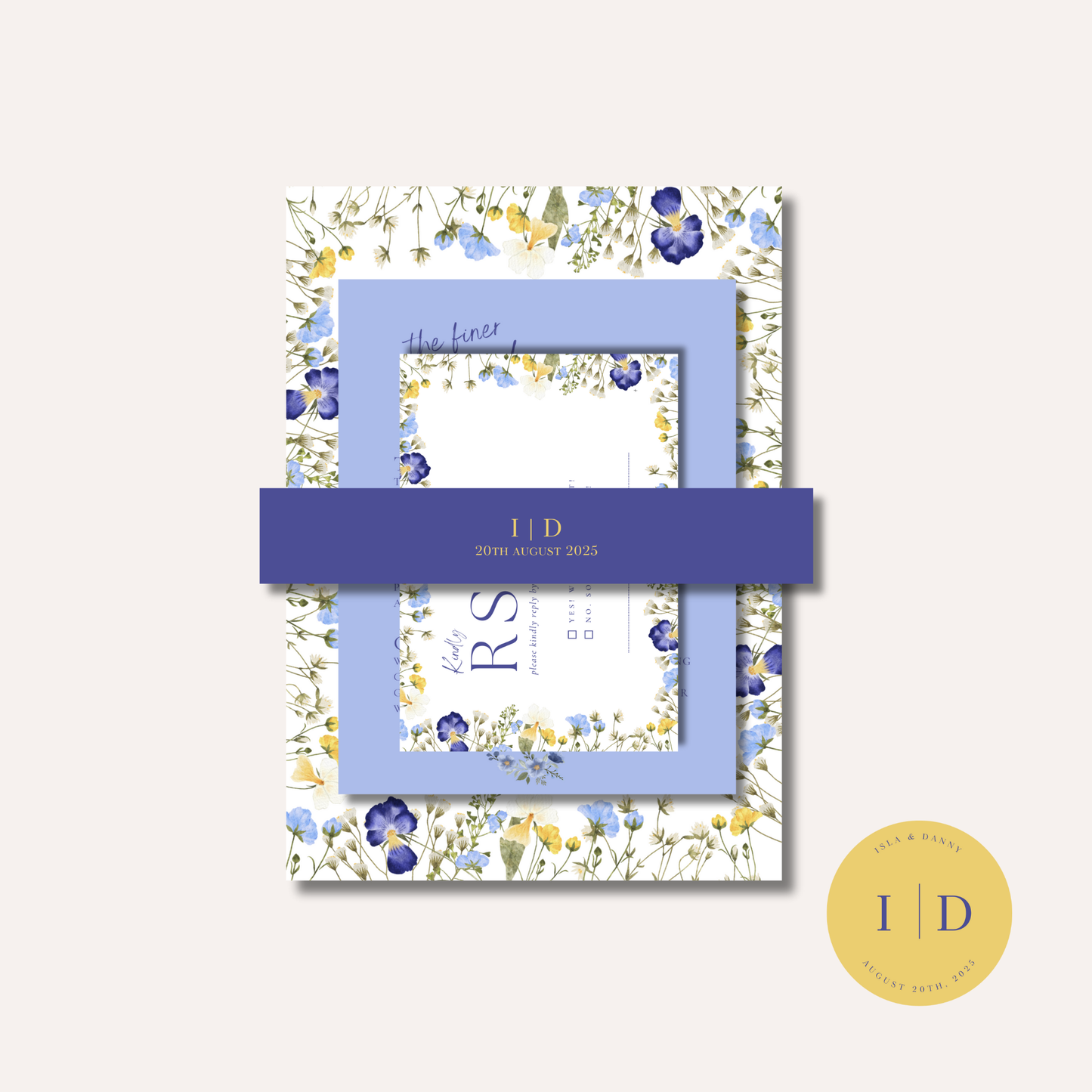 Isla Wedding Invitation Suite