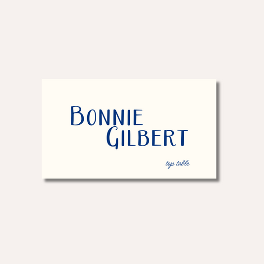 Bonnie OG Place Card