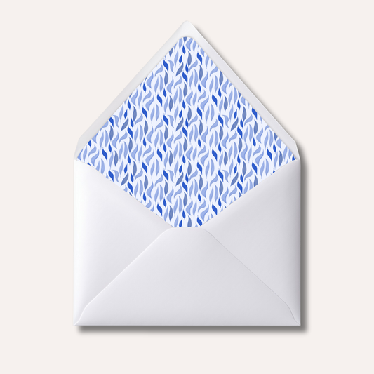 Envelope Liner: Abstract Blue